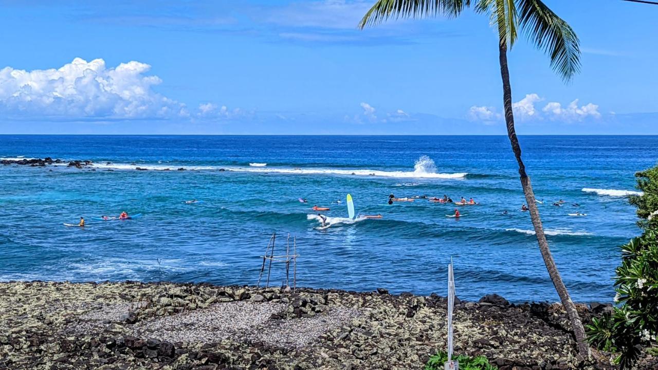 Seaspray Oceanview Apartment Kailua-Kona Ngoại thất bức ảnh