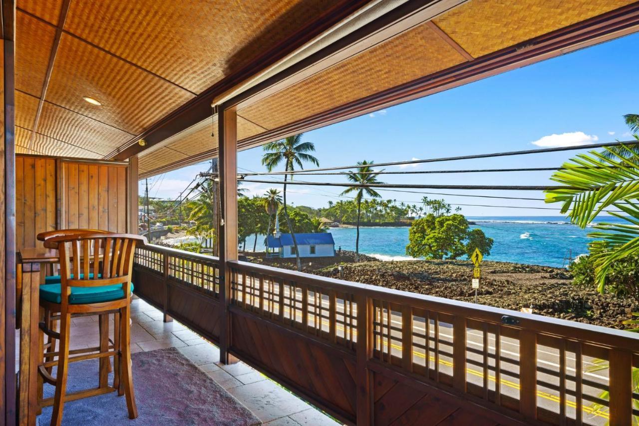 Seaspray Oceanview Apartment Kailua-Kona Ngoại thất bức ảnh