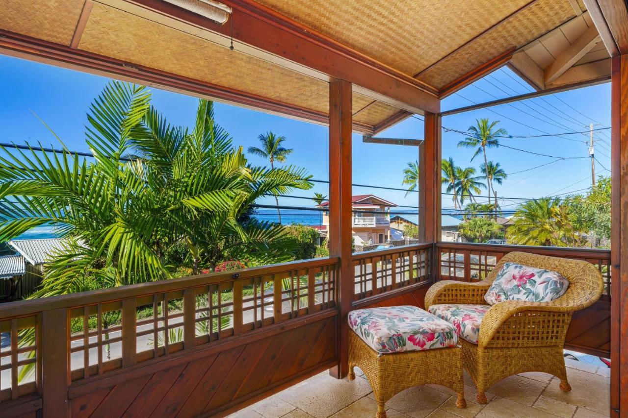 Seaspray Oceanview Apartment Kailua-Kona Ngoại thất bức ảnh