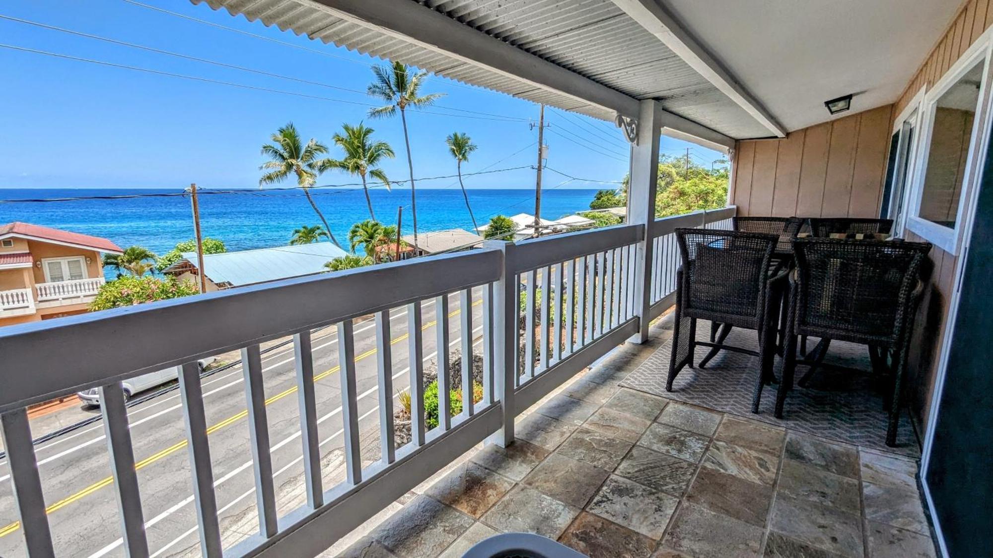 Seaspray Oceanview Apartment Kailua-Kona Ngoại thất bức ảnh