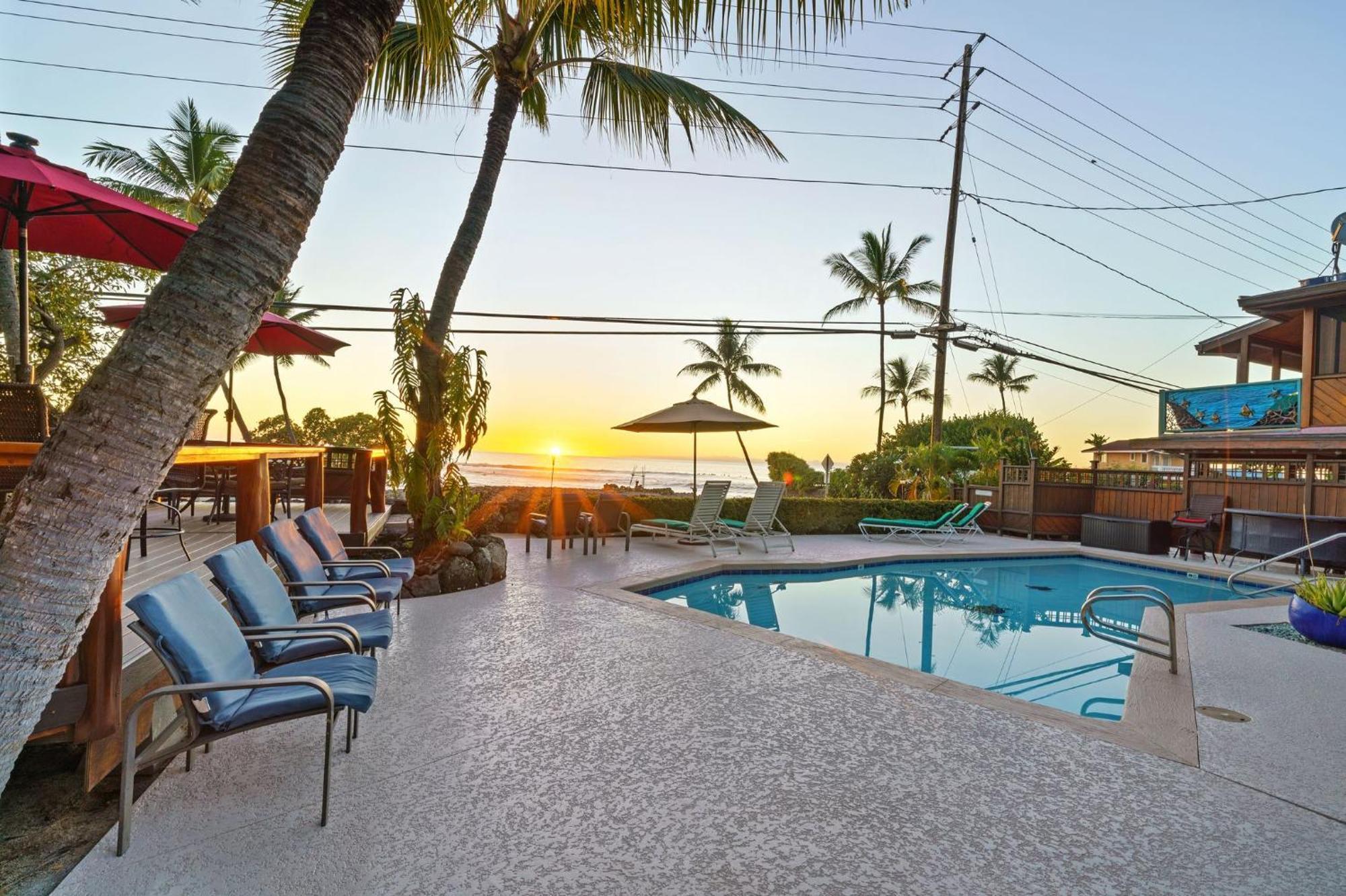 Seaspray Oceanview Apartment Kailua-Kona Ngoại thất bức ảnh