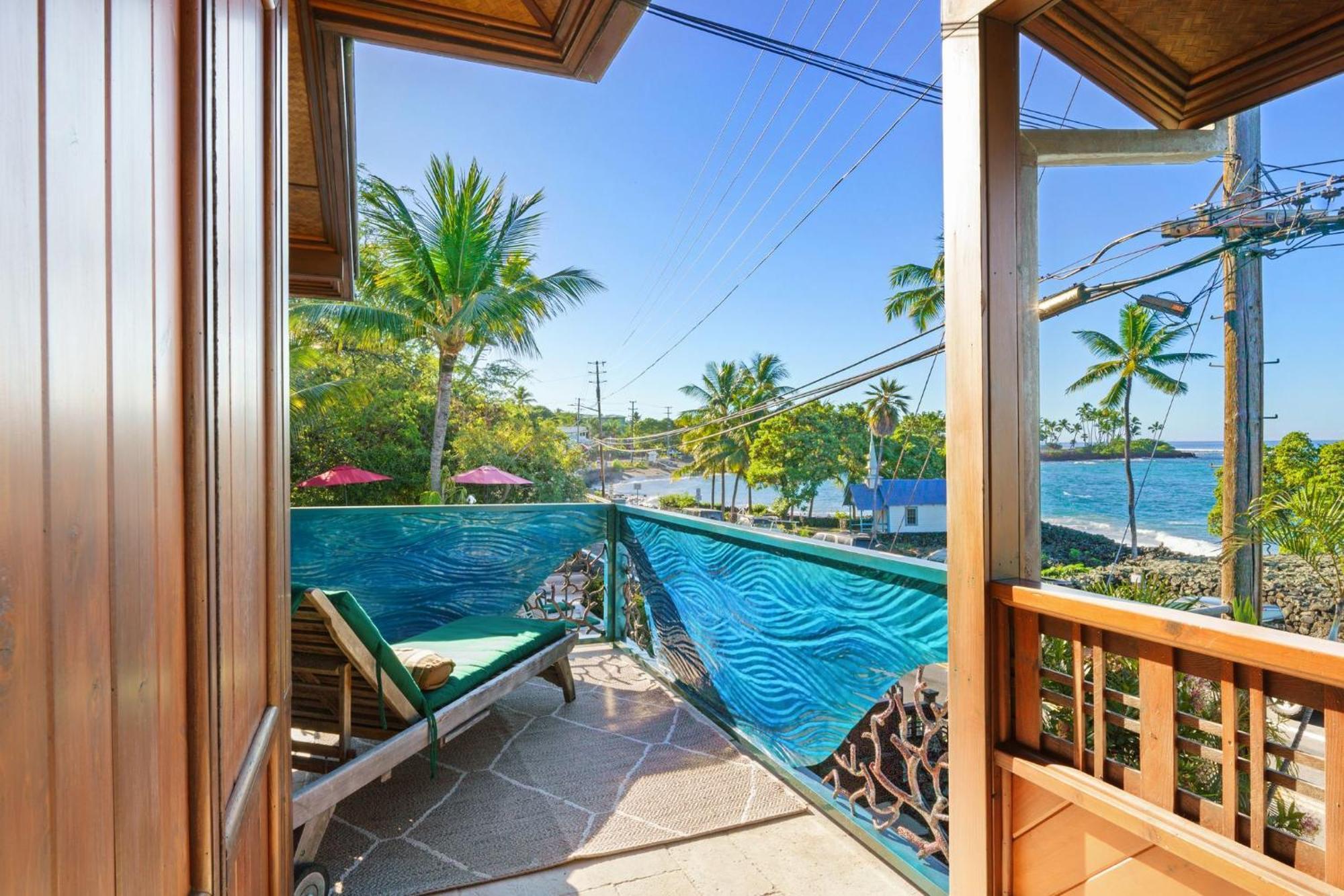 Seaspray Oceanview Apartment Kailua-Kona Ngoại thất bức ảnh