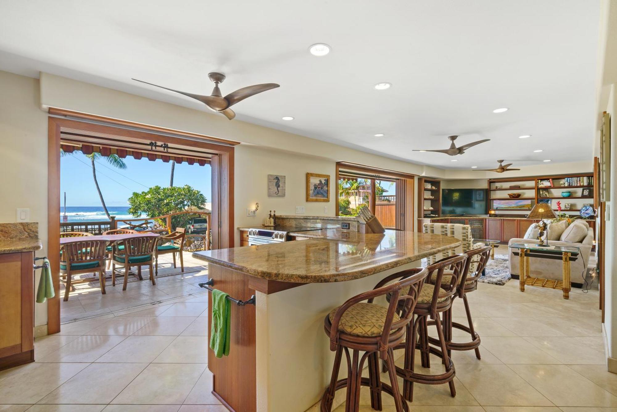 Seaspray Oceanview Apartment Kailua-Kona Ngoại thất bức ảnh