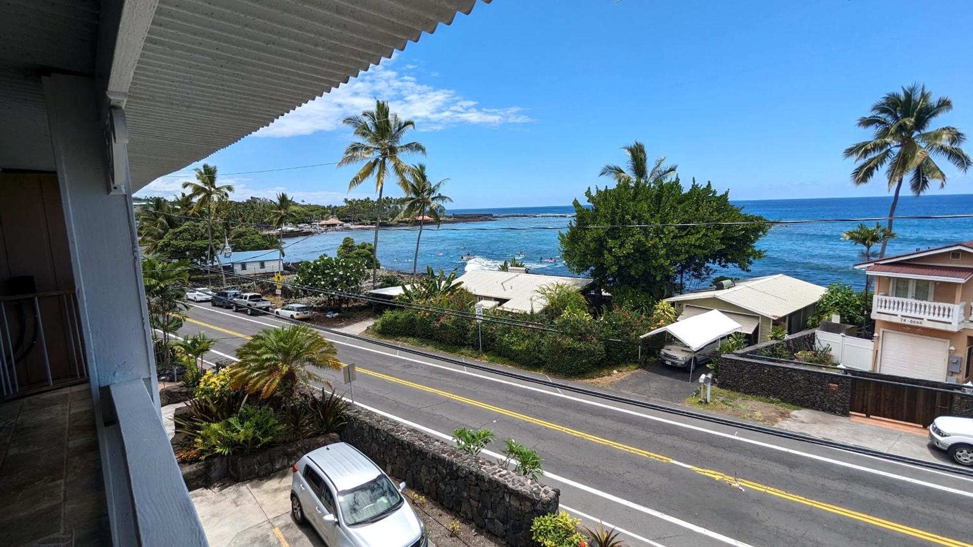 Seaspray Oceanview Apartment Kailua-Kona Ngoại thất bức ảnh