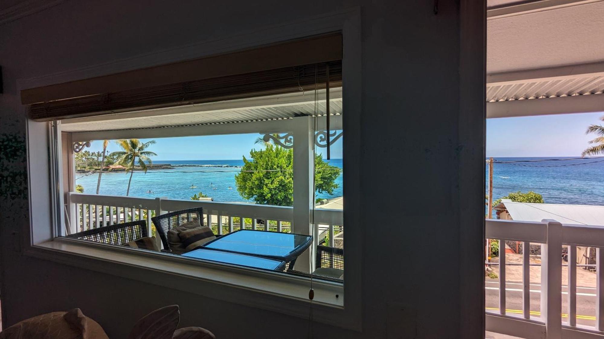 Seaspray Oceanview Apartment Kailua-Kona Ngoại thất bức ảnh