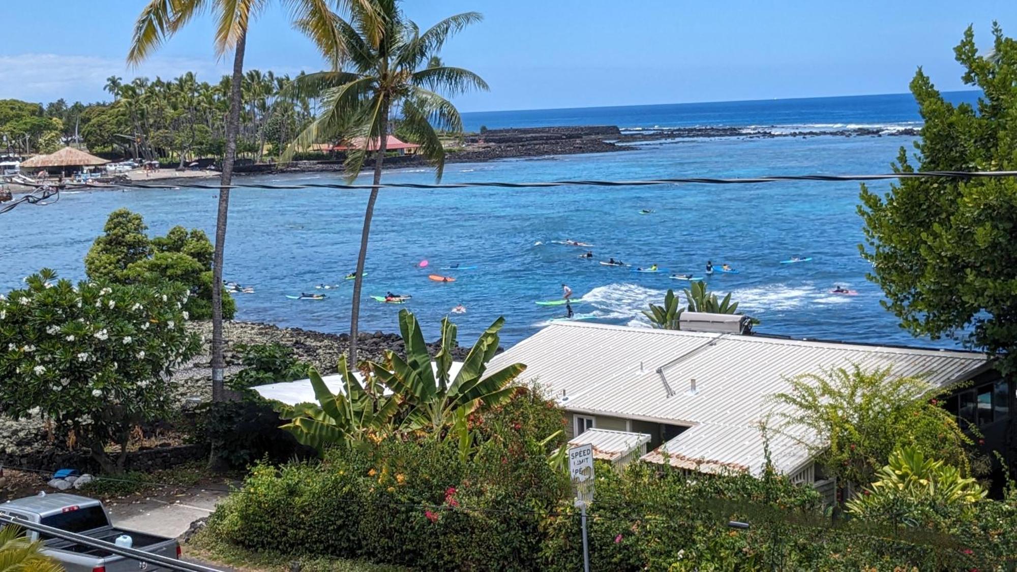 Seaspray Oceanview Apartment Kailua-Kona Ngoại thất bức ảnh